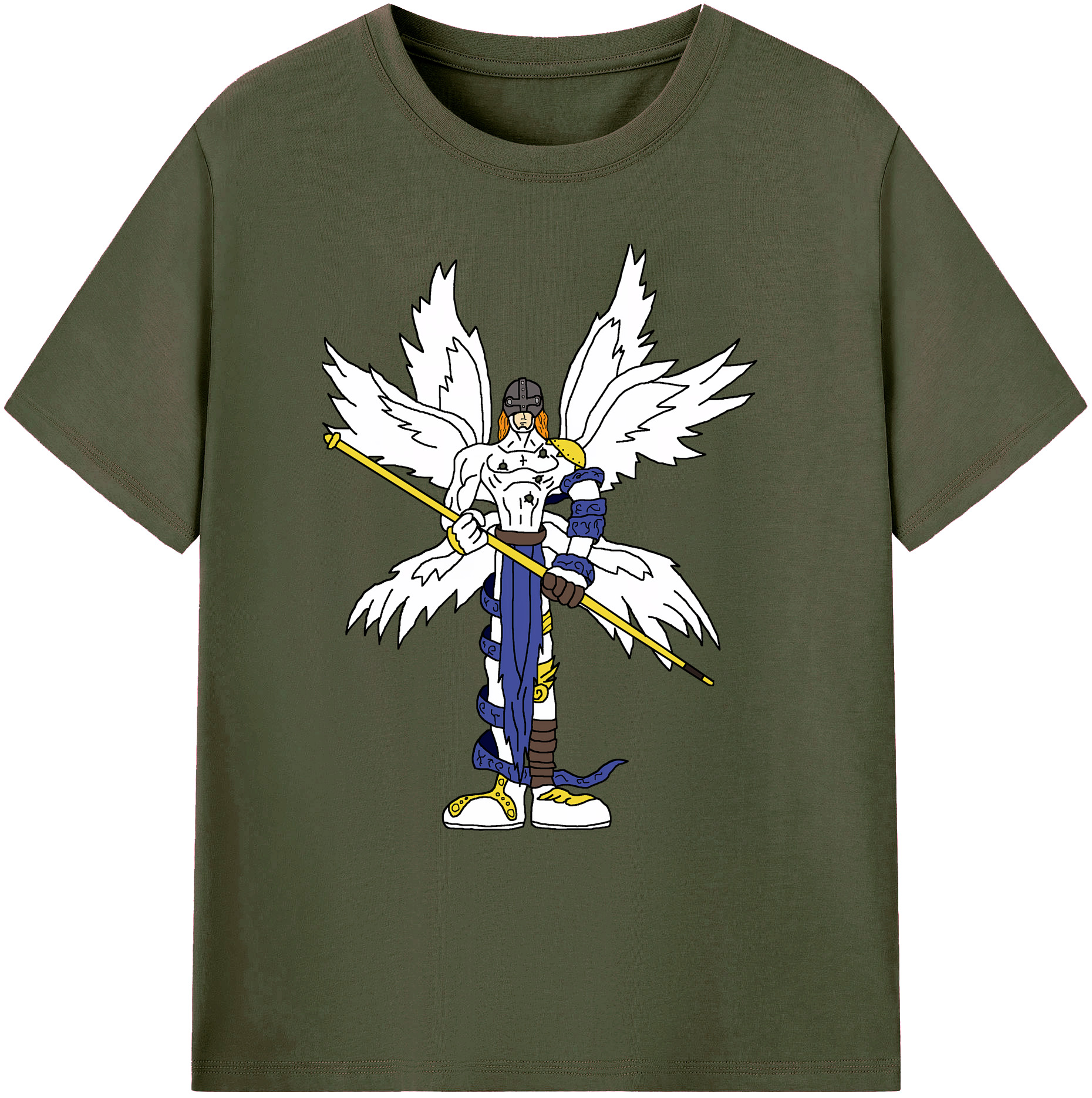 （画像用） Digimon デジタルモンスター/デジモン 綿100％ メンズ半袖Tシャツ｜肌触りやわらか＆通気性